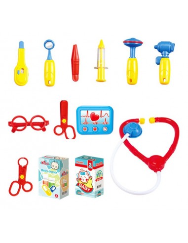 Zestaw MAŁY DOKTOR lekarz na kółkach wózek walizka