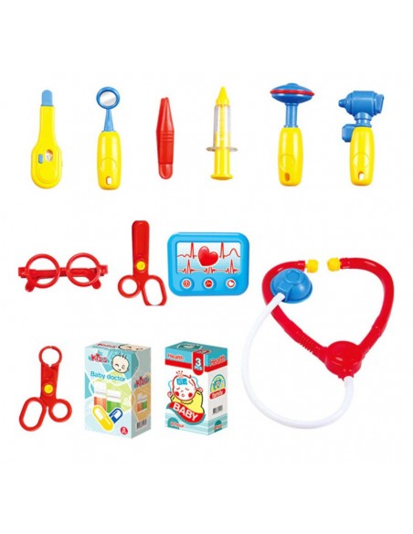 Zestaw MAŁY DOKTOR lekarz na kółkach wózek walizka