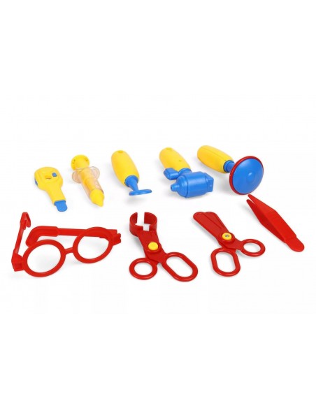 Zestaw MAŁY DOKTOR lekarz na kółkach  walizka ambulans