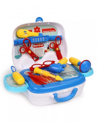 Zestaw MAŁY DOKTOR lekarz na kółkach  walizka ambulans