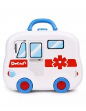 Zestaw MAŁY DOKTOR lekarz na kółkach walizka ambulans