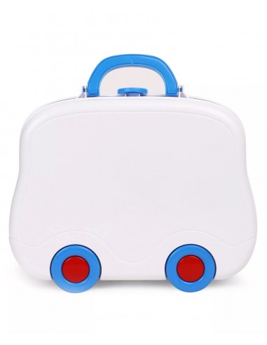 Zestaw MAŁY DOKTOR lekarz na kółkach  walizka ambulans