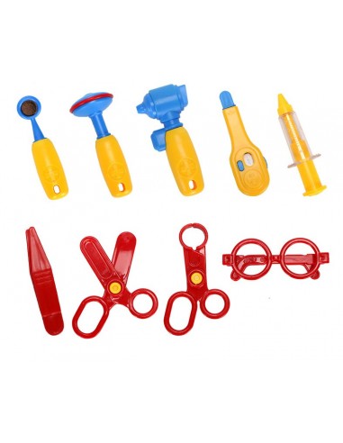 Zestaw MAŁY DOKTOR lekarz na kółkach  walizka ambulans