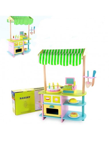 Drewniana piekarnia sklep z akcesoriami