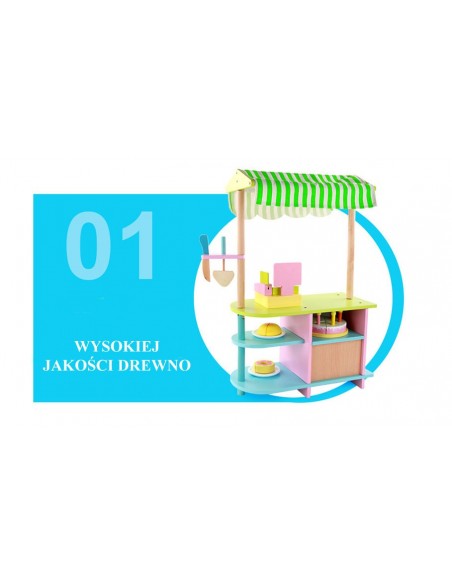 Drewniana piekarnia sklep z akcesoriami