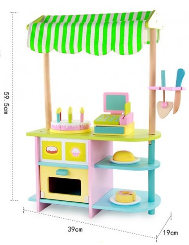 Drewniana piekarnia sklep z akcesoriami