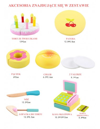 Drewniana piekarnia sklep z akcesoriami