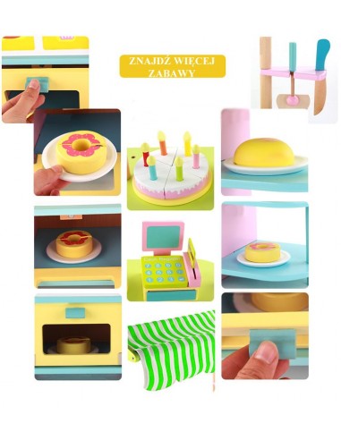 Drewniana piekarnia sklep z akcesoriami