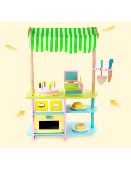 Drewniana piekarnia sklep z akcesoriami