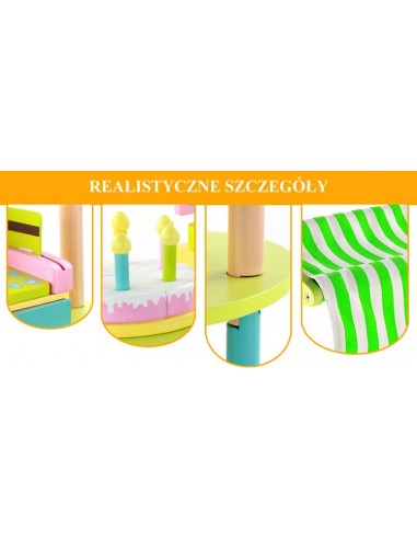 Drewniana piekarnia sklep z akcesoriami