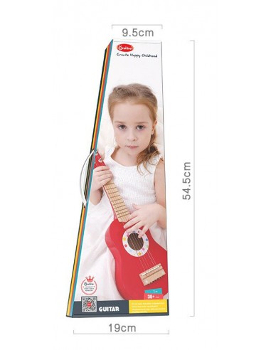 Gitara drewniana czerwona ONSHINE