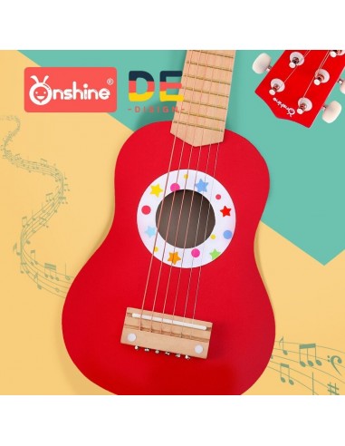 Gitara drewniana czerwona ONSHINE