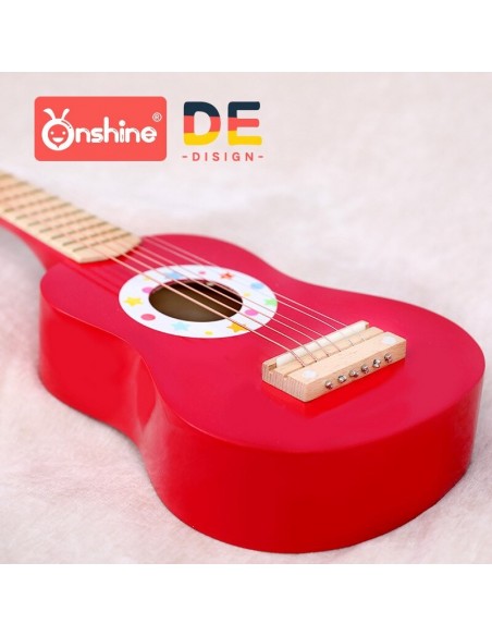 Gitara drewniana czerwona ONSHINE