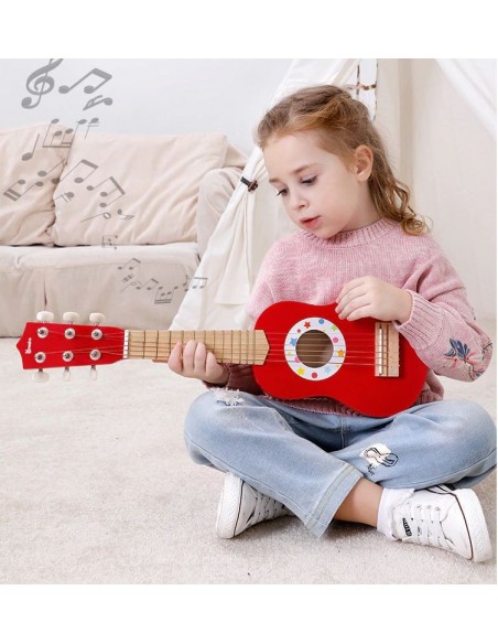 Gitara drewniana czerwona ONSHINE