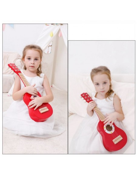 Gitara drewniana czerwona ONSHINE
