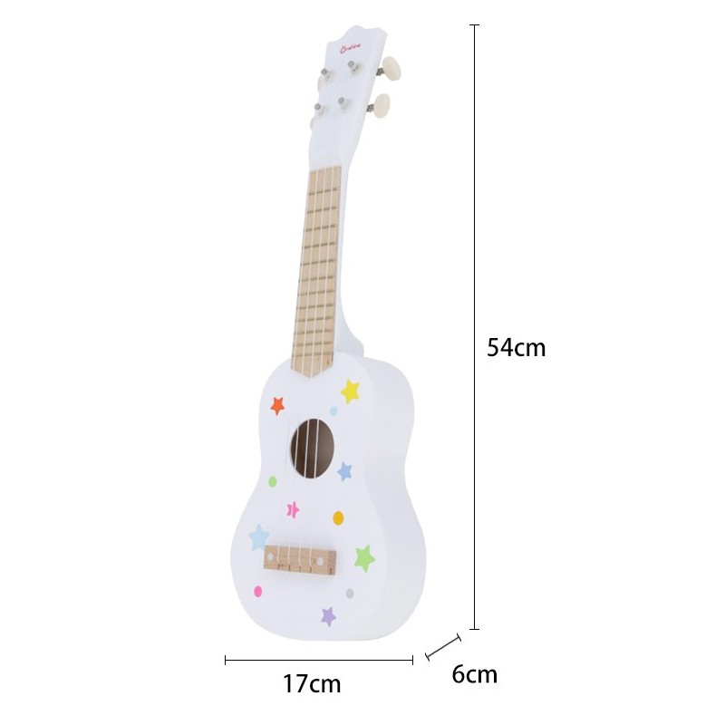 Gitara drewniana biała ONSHINE
