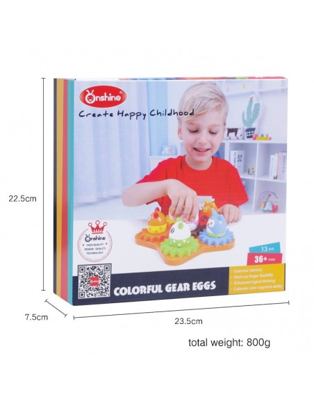 Drewniane zębatki jajka ONSHINE